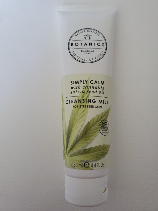 Botanics Simply Calm Cleansing Milk Natural Seed Oil For Stressed Skin 4.4 oz