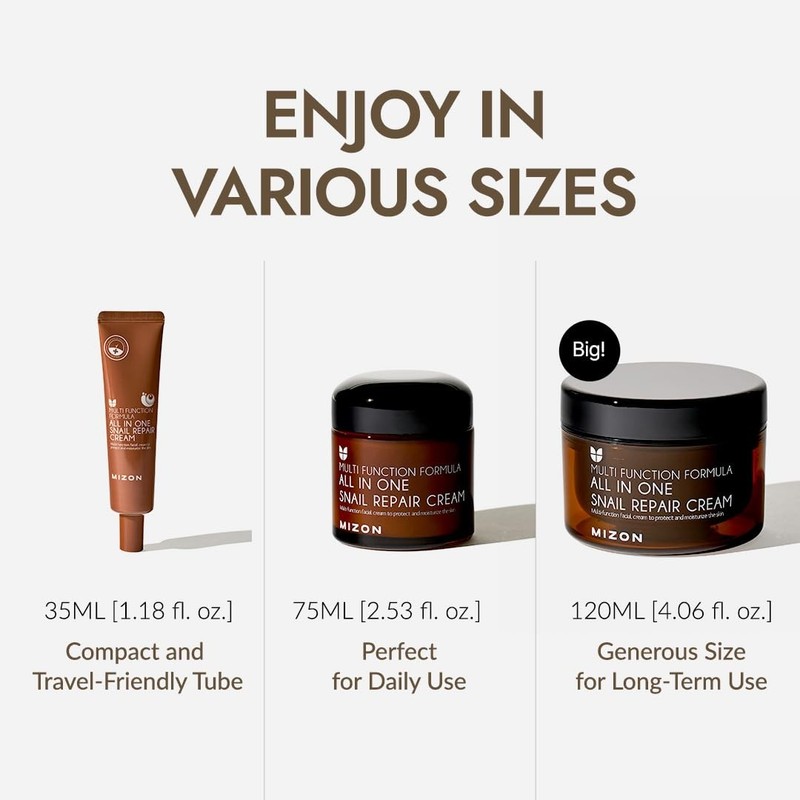 Face Moisturizer Snail Mucin 12 Natural Extracts 4.06 fl oz Big Size gallery