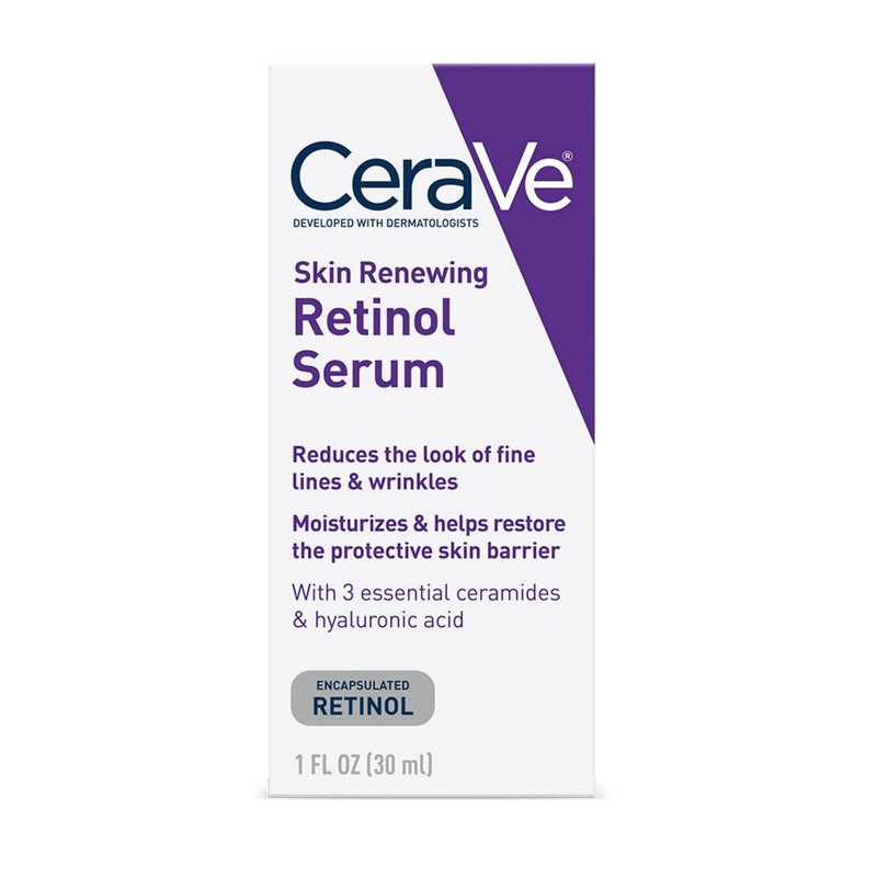 ✅*NEW* CeraVe Anti Aging Retinol Serum 1oz Cream Serum Smoothing Fine Lines x4✅ gallery