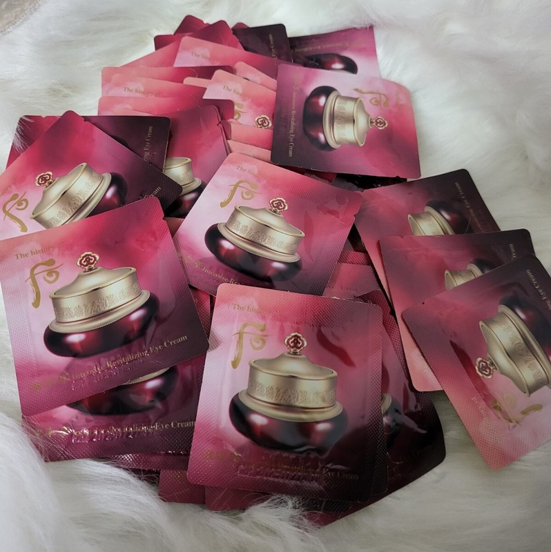 The history of Whoo Jinyulhyang Intensive Revitalizing Eye Cream 1ml × 50 PCS