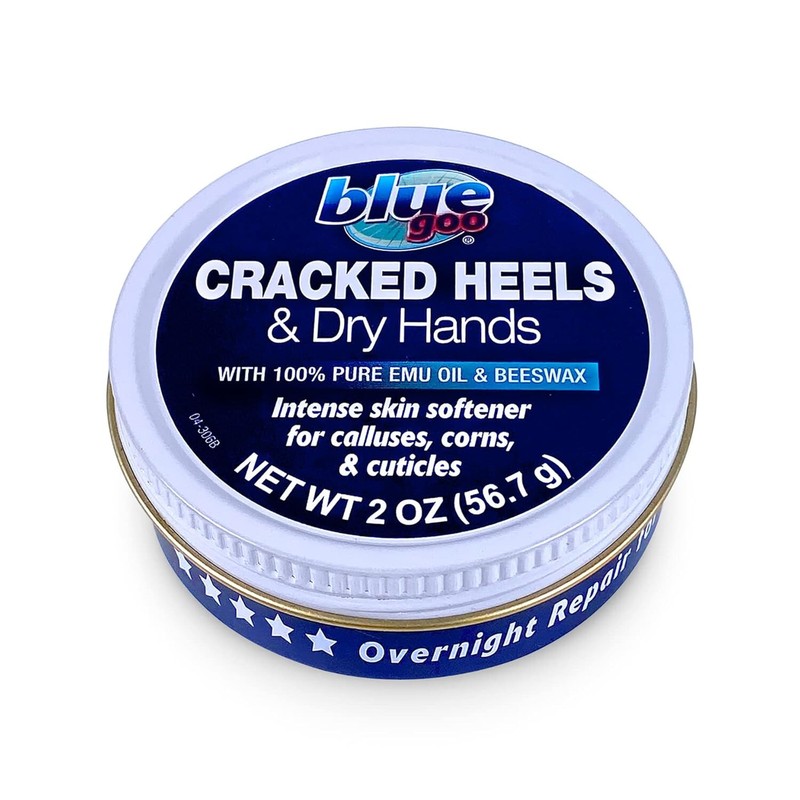 3 Pack Blue Goo Cracked Heel Skin Softner 2 oz-Multi Use Hands, Feet, Elbows-NEW gallery