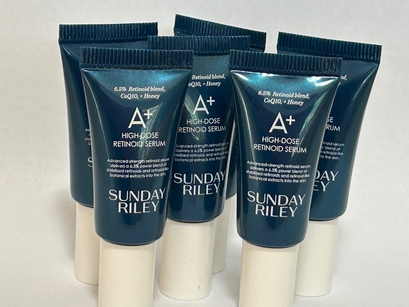 Sunday Riley A+ High-Dose Retinoid Serum .17oz Travel Size NEW 5 PACk