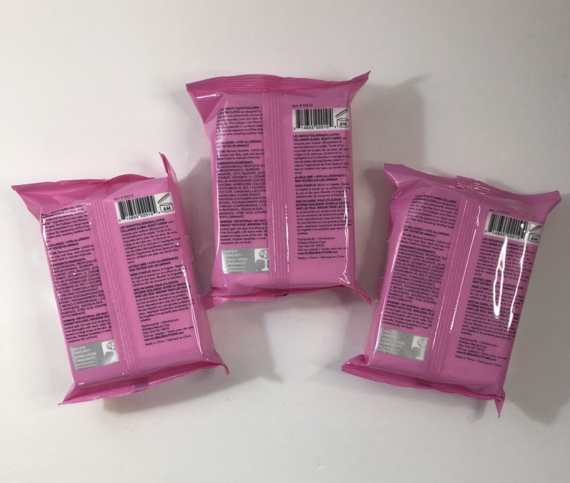 Anti Aging Collagen Makeup Wipes Cleansing Cloth Wipes gallery