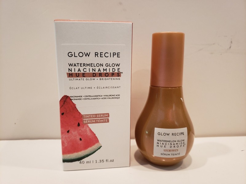 Glow Recipe Watermelon Glow Niacinamide Hue Drops Tinted Serum 1.35 Fl Oz