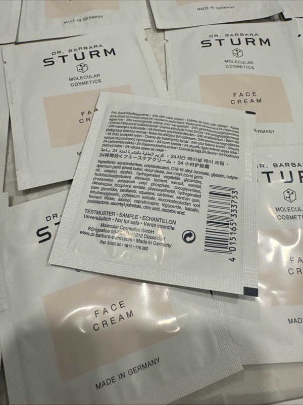 Dr. Barbara Sturm Face Cream Regular Samples Lot Of 25 Made In Germany gallery