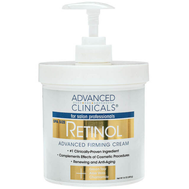 Advanced Clinicals Retinol Advanced Firming Moisturizing Cream – 16oz