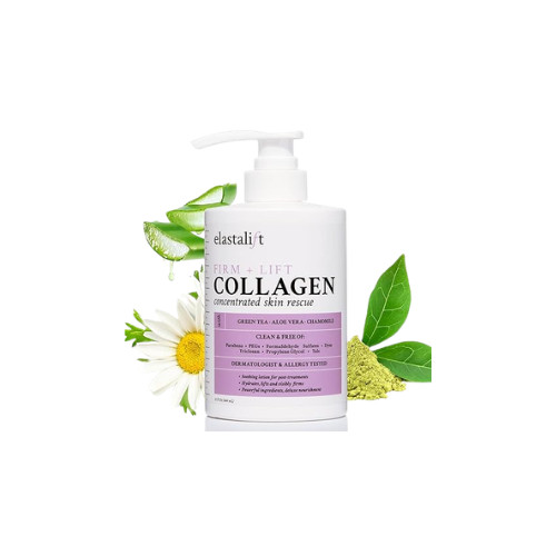 Elastalift Collagen Serum for Face + Collagen Body Cream 2PC Bundle | Anti-Aging gallery