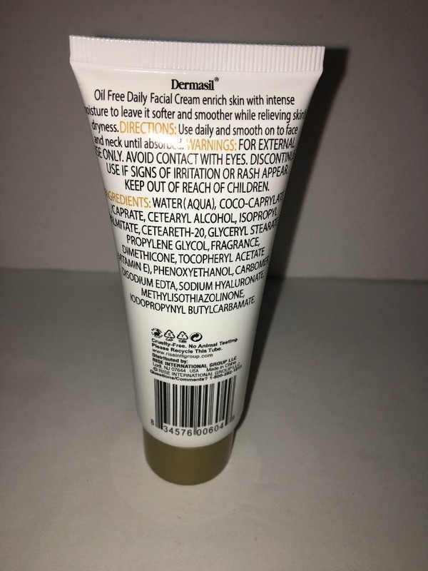 DERMASIL Labs DAY FACIAL CREAM 2 fl oz Vitamin E Oil Free HYPO-ALLERGENIC gallery