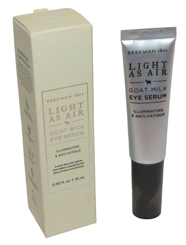 Beekman 1802 Light As Air Goat Milk Eye Serum Illuminating Anti Fatique 0.50 NIB