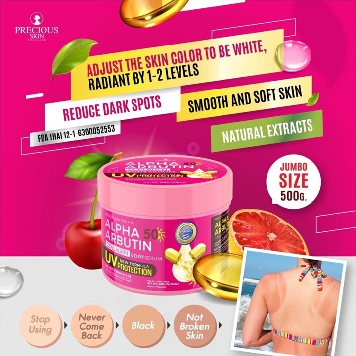 ALPHA ARBUTIN Body Whitening Cream SPF50++ UVProection 500g|Free Shipping gallery