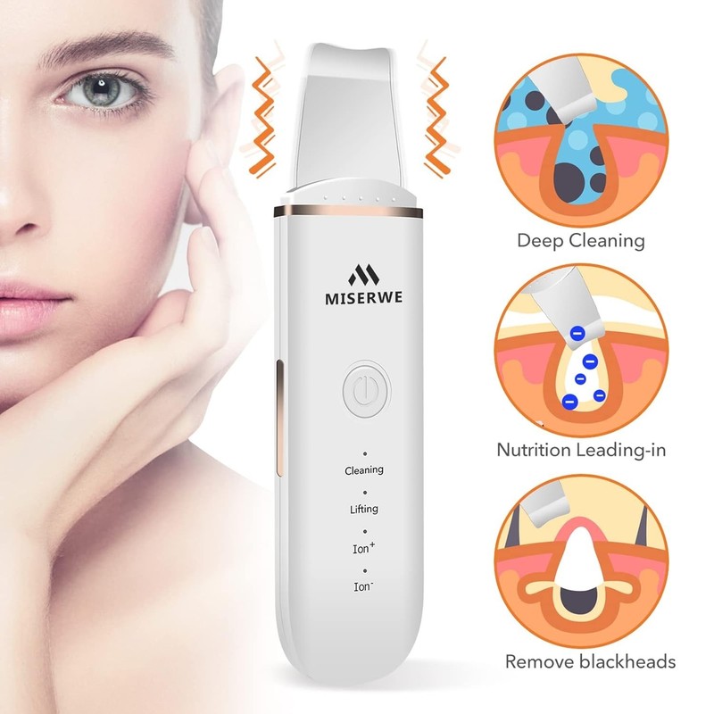 Luxury Skin Scrubber - Rechargeable Facial Cleanser with Gentle Deep Cleaning gallery