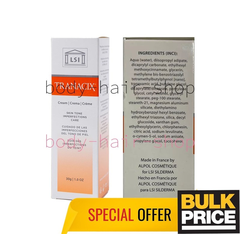 Tranacix Depigmenting Cream Brighten & Evens Out Skin Tone Blemish Skincare 30g gallery