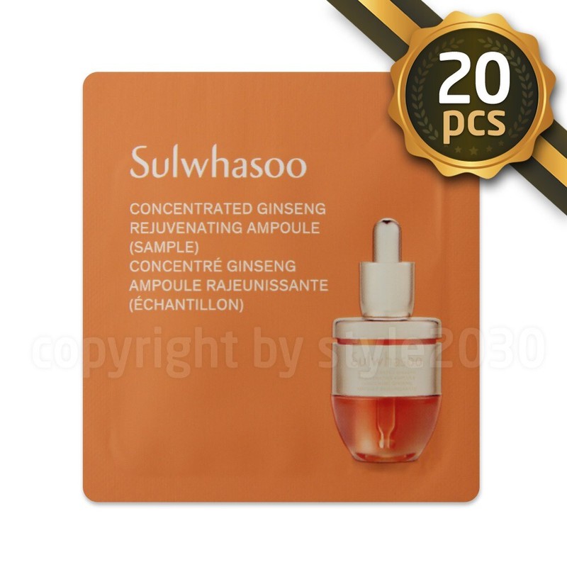 Sulwhasoo Concentrated Ginseng Rejuvenating Ampoule 1ml x 20pcs (20ml)