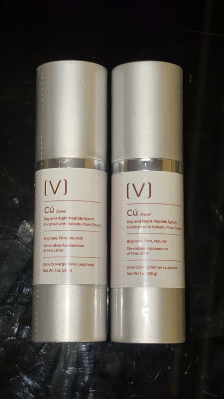 Cu Copper Peptide Serum GHK-Cu Argireline Kakadu Plum 1oz x2