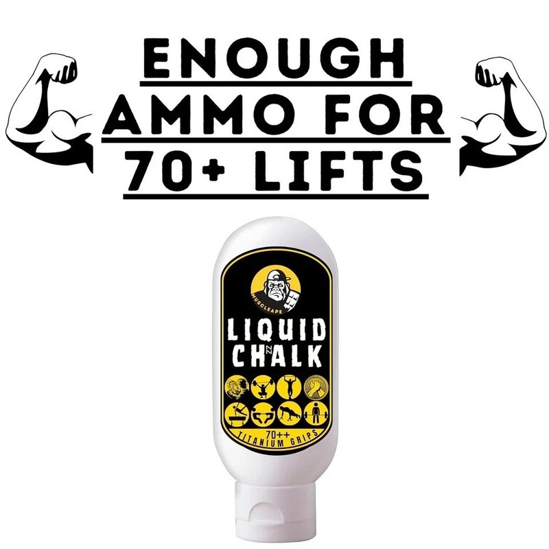 Liquid Chalk Thick Cream Grip Hard Lift Heavier Weightlifting,Gym Bodybuilding gallery