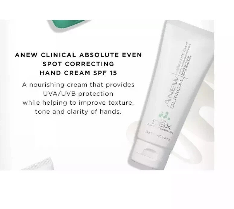 Avon Anew Clinical ABSOLUTE EVEN Spot Correcting Hand Cream ~ FREE SHIPPING NIB