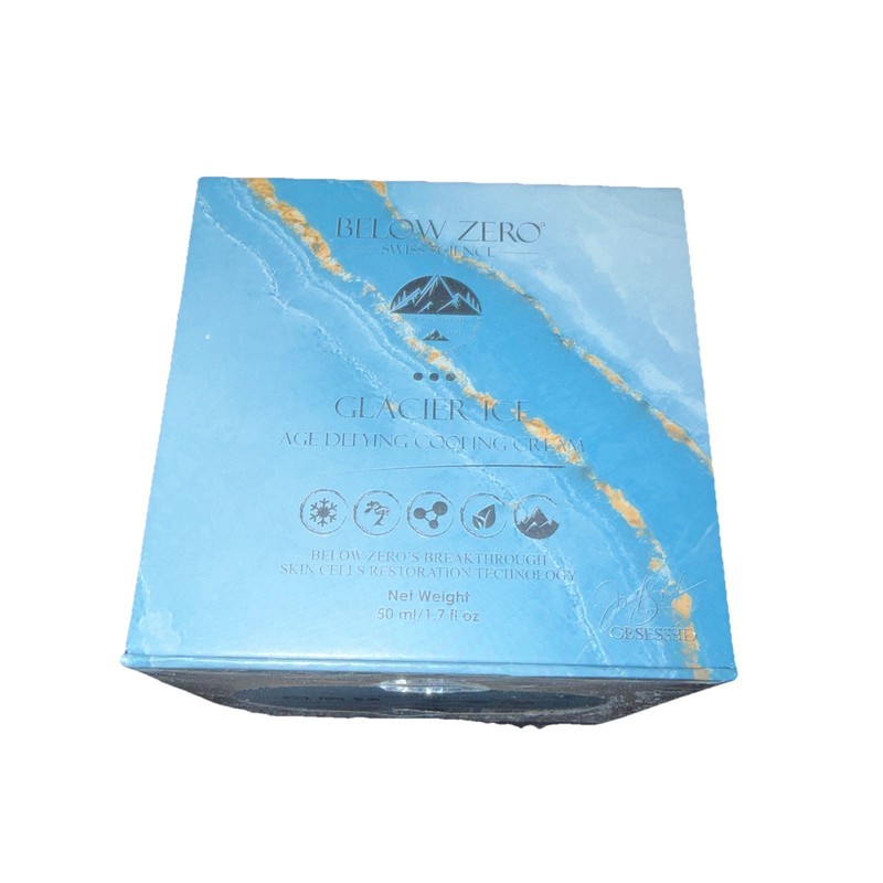 Below Zero Swiss Science Glacier Ice Age Defying Cooling Cream 1.7 oz New