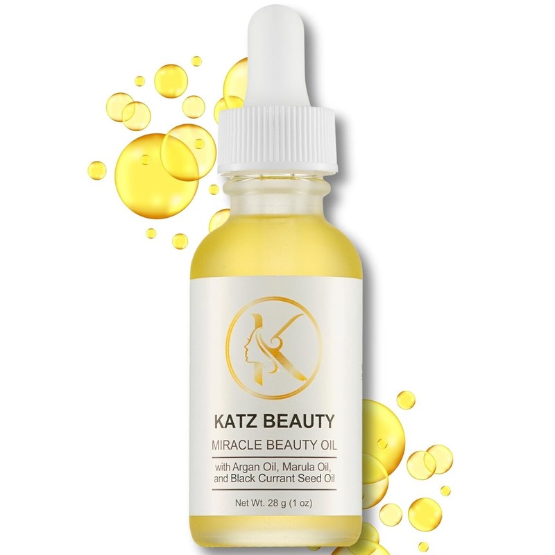 Miracle Beauty Oil – Hydrating Face Oil with Jojoba, Argan & Marula Oil 1 Oz