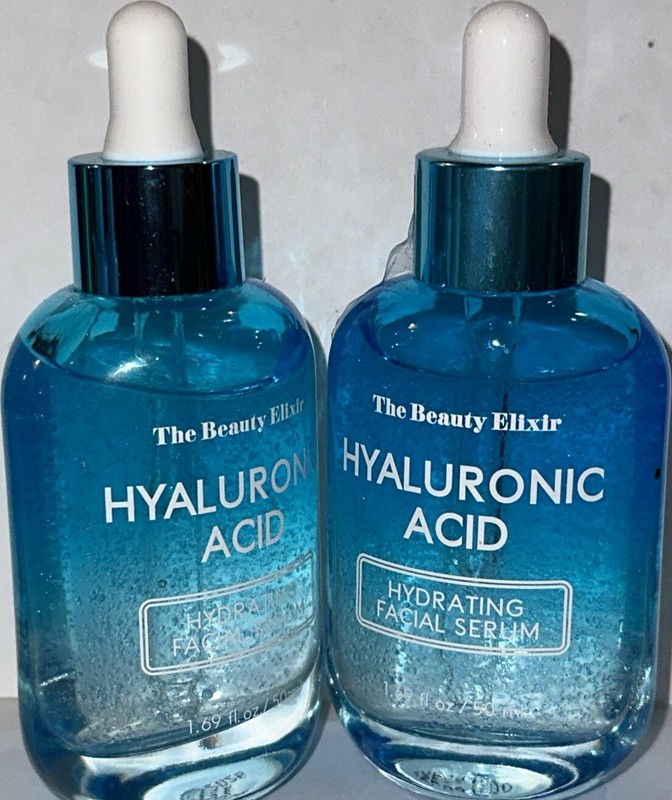 The Beauty Elixir 💙 HYALURONIC ACID 💙HYDRATING FACIAL SERUM-1.69fl.oz -2
