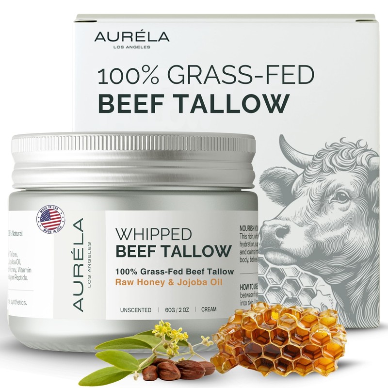 Beef Tallow Moisturizer – 100% Grass-Fed Whipped Beef Tallow For Face & Body …