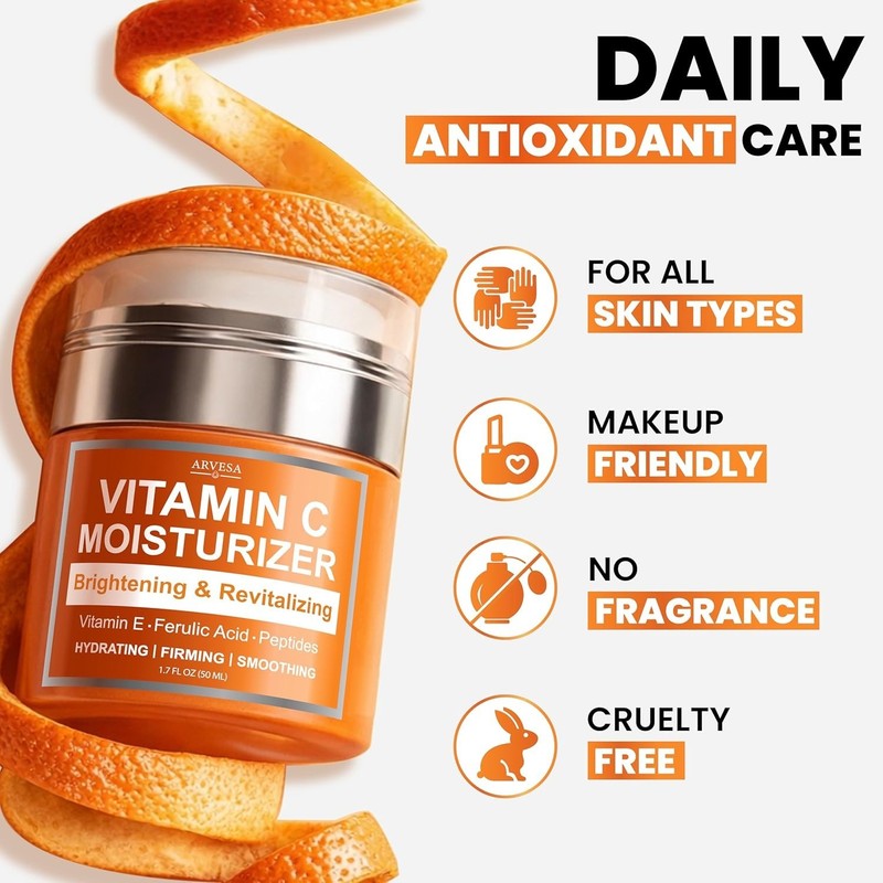 Vitamin C Moisturizer for Face - Vitamin C Cream for Face - Brightening. 01/2029 gallery