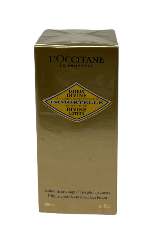 L’Occitane Lotion Divine Immortelle Enriched Face Lotion (200mL/6.7oz) NEW
