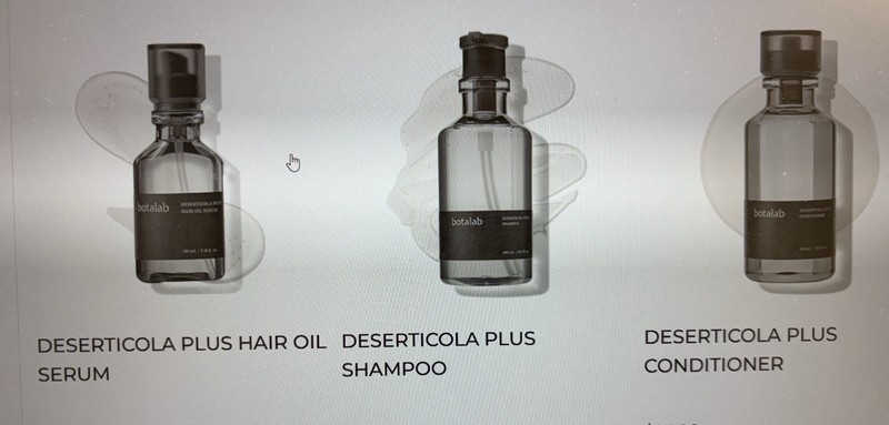 RIMAN K-beauty #1 DESERTICOLA PLUS SHAMPOO CONDITIONER HAIR OIL -- Set of 3 gallery