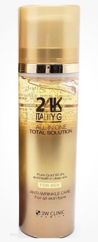 3w Clinic Premium Revitality 24K Gold Total Soultion Fro men 150ml anit aging