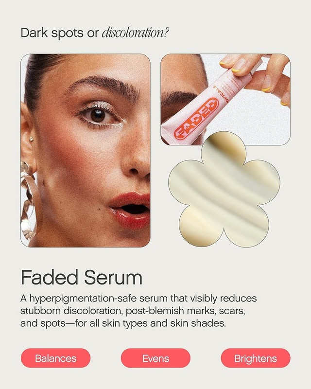 Faded Brightening and Clearing Serum | Reduces Discoloration, Post-Blemish Ma... gallery