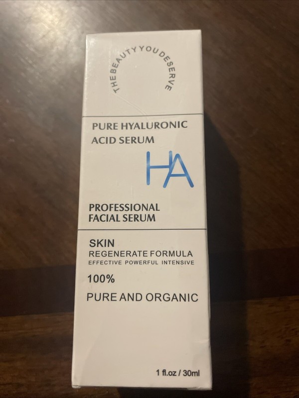 HA Professional Facial Serum Pure Hyaluronic Acid Serum Exp 04/2026