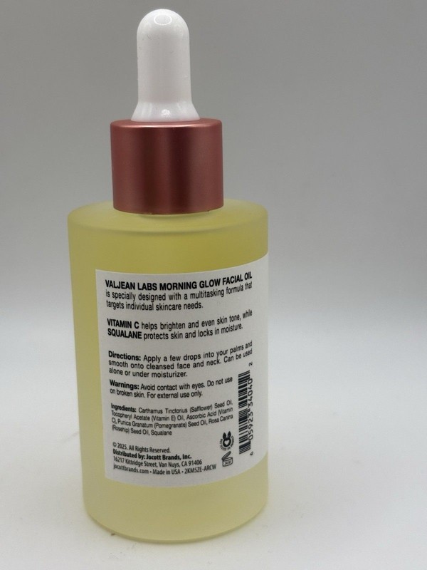 Valjean Labs Morning Glow Vitamin C +Squalane Facial Oil 1.83 fl New gallery