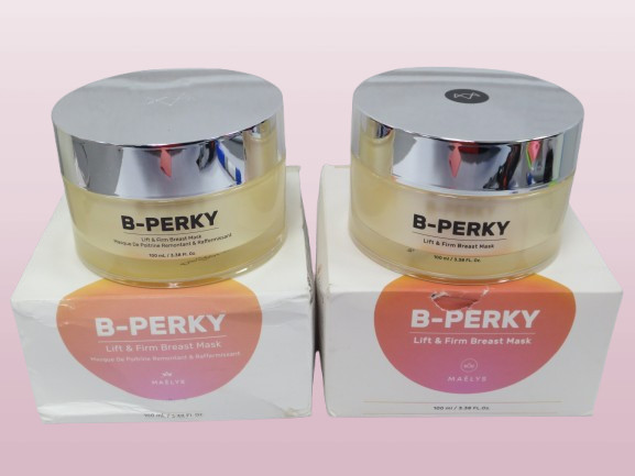 MAELYS B-PERKY LIFT & FIRM BREAST BOOB MASK 3.38 OZ BOXED 2PCS