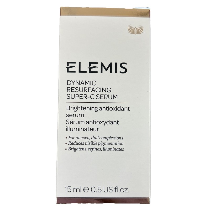 Elemis Dynamic Resurfacing Super C Brightening Antioxidant Serum 0.5oz/15 ml NEW
