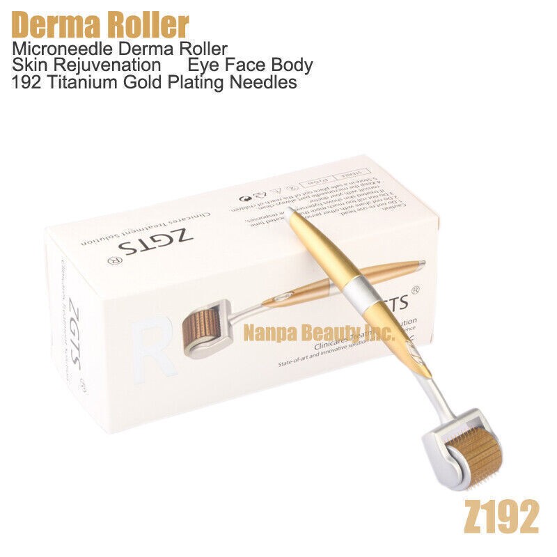 192 Pins Derma Roller Anti Aging Skin Rejuvenation Micro Pin Skin Therapy System
