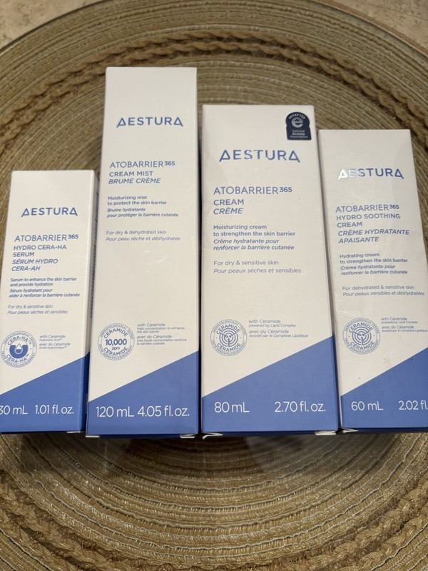 AESTURA AtoBarrier365 Serum, Mist, Cream, Gel Cream & Illiyoon Cleanser Exp 2028 gallery