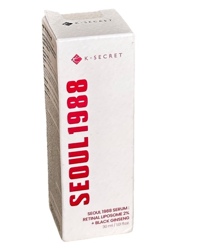 K-Secret SEOUL 1988 Serum Retinal Liposome 2% + Black Ginseng 1.01 Fl Oz 30mL