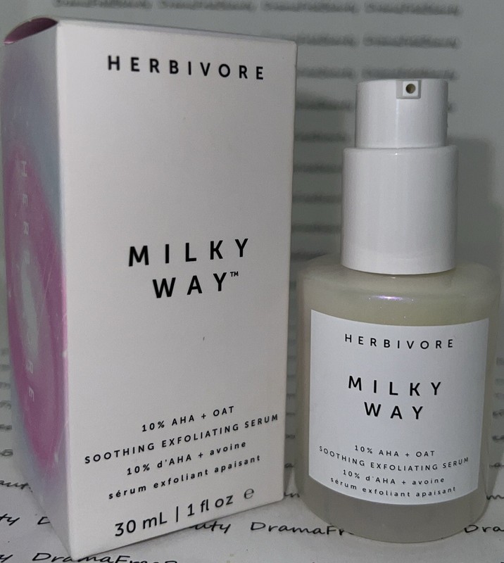 Herbivore Milky Way 10% AHA + Oat Soothing Exfoliating Serum 30ml./1fl.oz. BNIB gallery