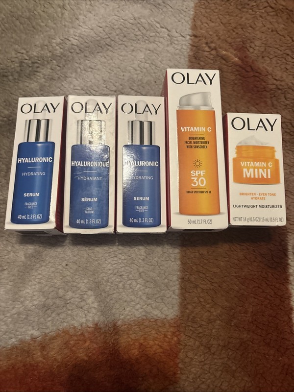 Olay Hydrate Serum, Vitamin C, Facial Moisturizer, Vitamin C, Mini All Included