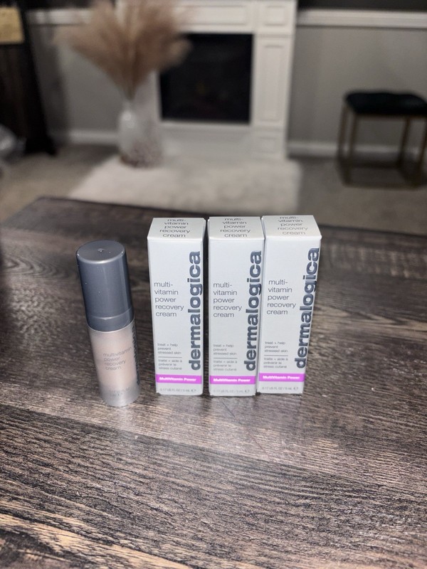 3 Dermalogica Multi-vitamin Power Recovery Cream – .17 Oz Ea – NIB – Free Ship