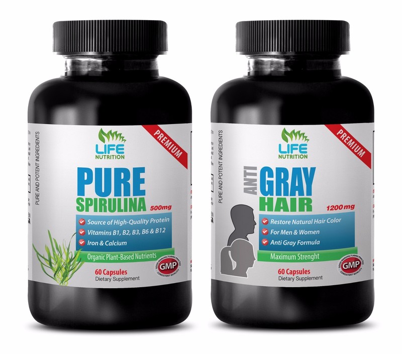 wellness zinc – SPIRULINA – GRAY HAIR COMBO 2B – nettle and horsetail