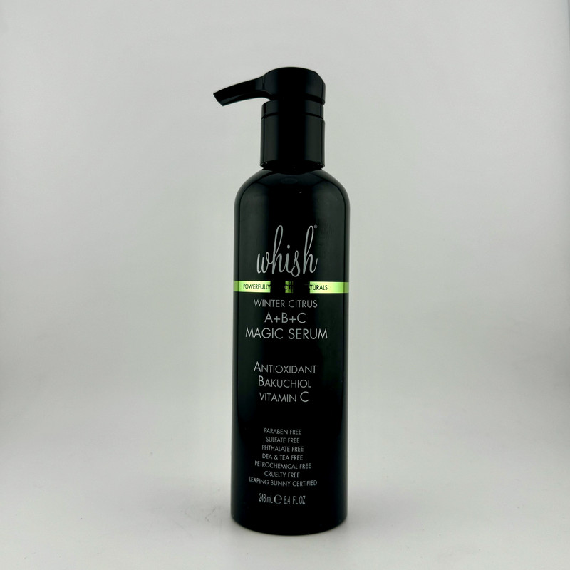 Whish Winter Citrus A+B+C Magic Serum Antioxidant/Bakuchiol/Vitamin C 8.4 fl oz.