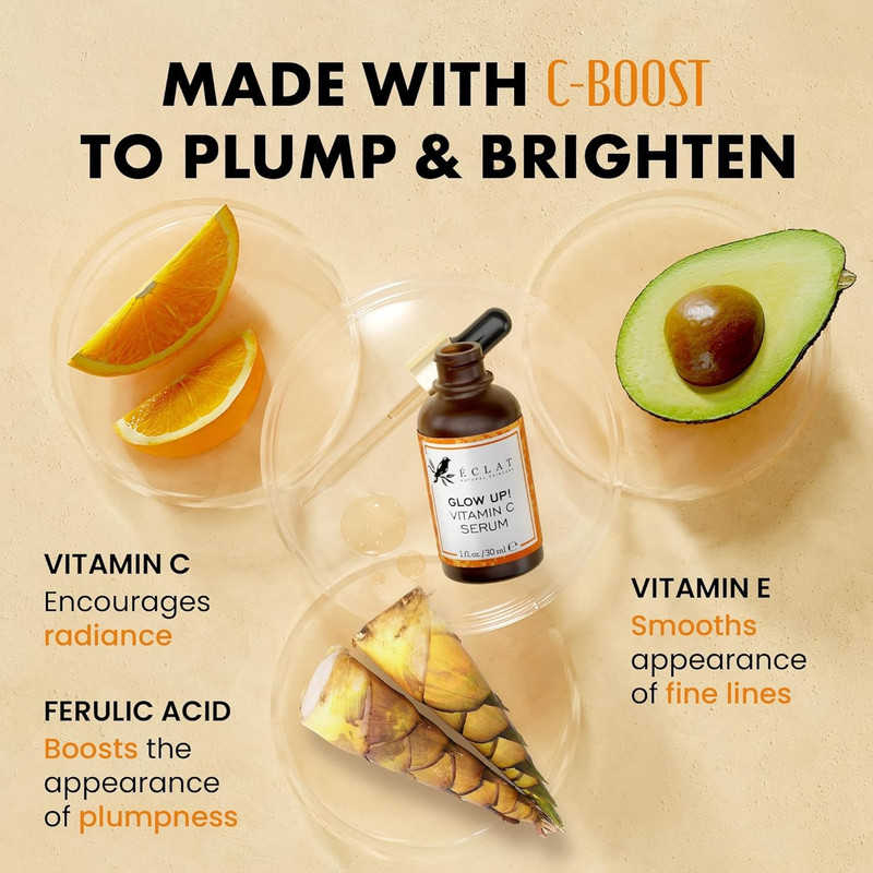 Eclat Skincare Vitamin C Face Serum - Skin Care for Dark Spots, Vitamin C Serum gallery