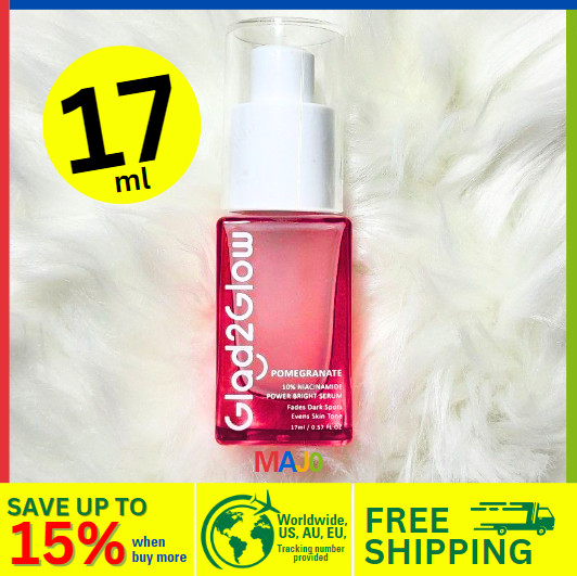 Glad2Glow Niacinamide Power Whitening Face Serum 17ml Free Shipping