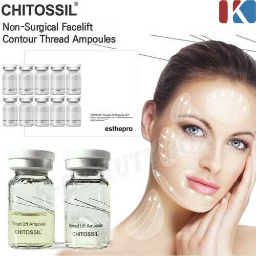 ESTHEMAX Chitossil Thread Power Lifting Ampoule Set Best Anti-Aging Home Care