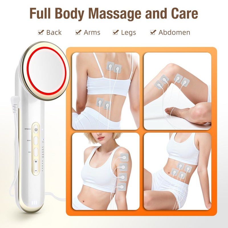 2026 Body Slimming Beauty Device EMS Ultrasonic Massager Fat Burning Weight Loss