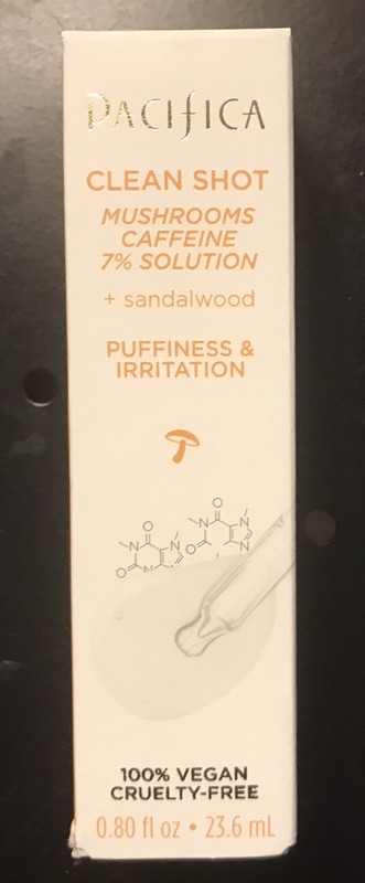 PACIFICA Clean Shot Mushrooms and Caffeine Serum Oil Balance 100% Vegan 0.80 Oz
