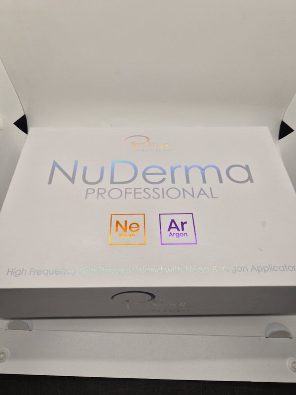 NuDerma Professional Skin Therapy Wand – Portable Skin Therapy Machine with 6 1