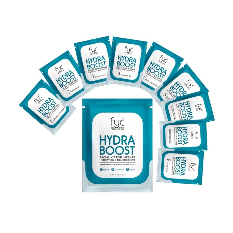 FYC PROFESSIONAL HydraBoost Facial Kit Treatment with Hyaluronic Acid 185gm