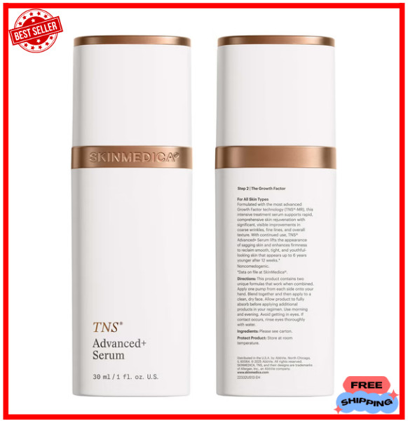 SkinMedica TNS Advanced+ Serum 30ml 1oz AUTHENTIC EXP 11/2027 NEW FAST SHIP