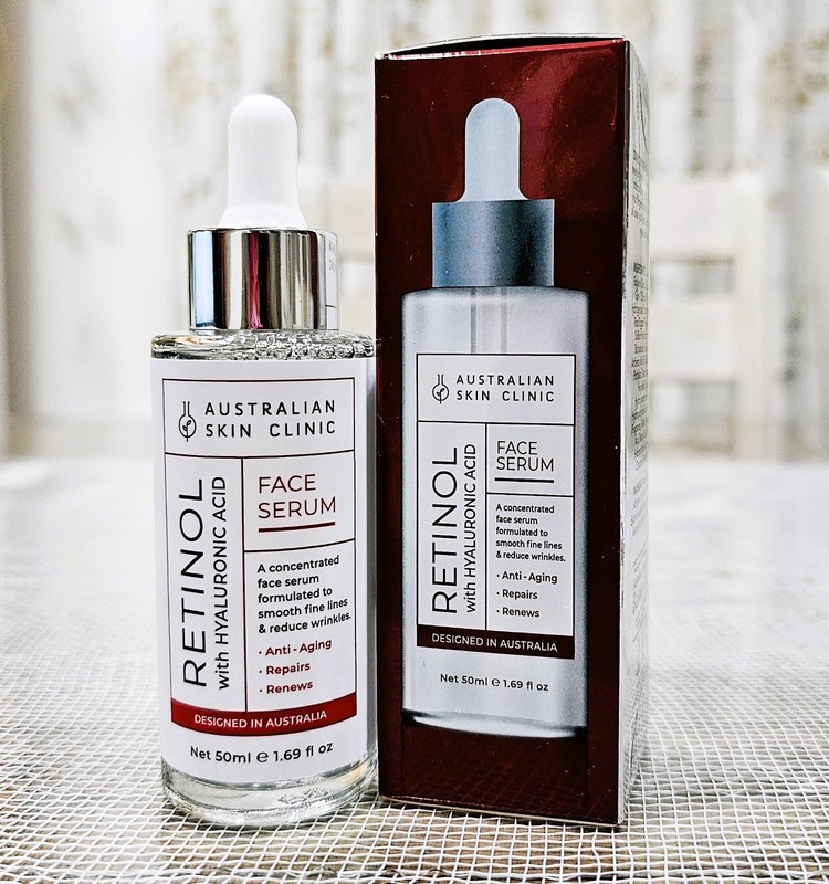Australian Skin Clinic Retinol & Hyaluronic Acid Face Serum 1.69 fl oz